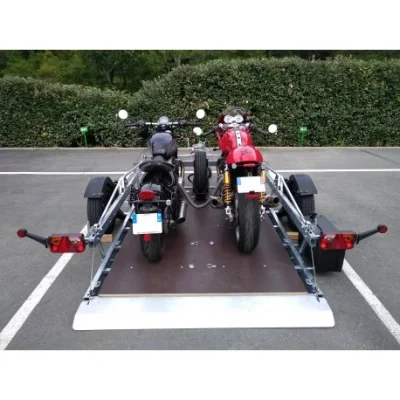 Remorque double pour moto